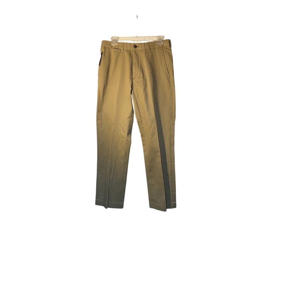 NWT, Eddie Bauer men’s Kino flat front tan pants 30 x 30